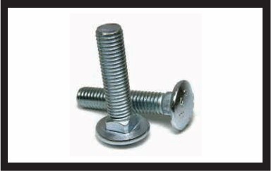 Carriage Bolts – Round Head Square Neck Bolts for Wood and Timber Fixing – Mild Steel Zinc Plated, Stainless Steel A2/A4, M5-M20 Coarse Thread, Mushroom Head to Prevent Turning During Nut Tightening